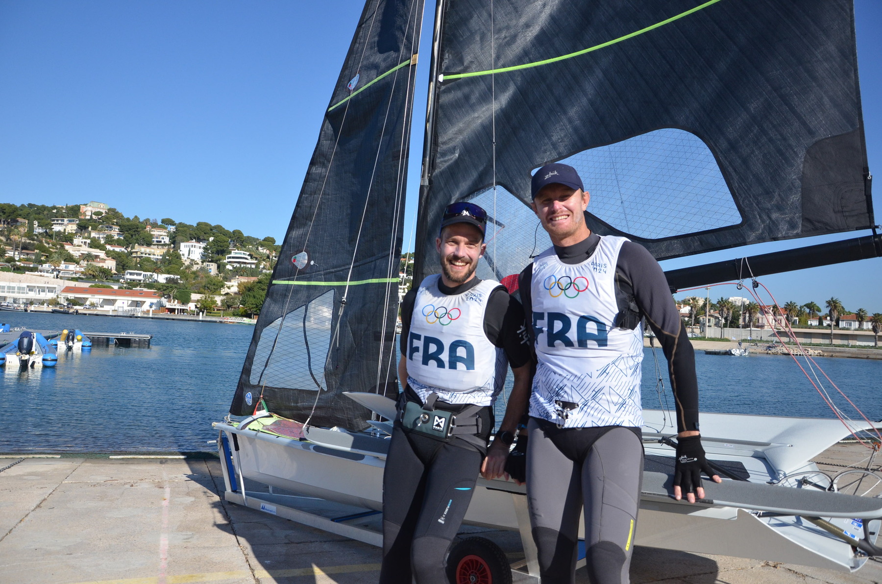 Jérémie Mion et Jean-Baptiste Bernaz se lancent le défi du 49er