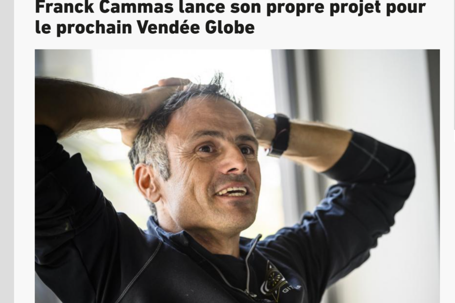 L’Equipe : Franck Cammas lance son propre projet pour le prochain Vendée Globe